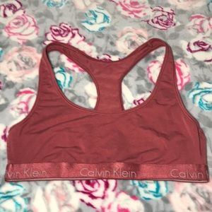 🛑 SOLD Calvin Klein Silky Spandex Bralette NWOT